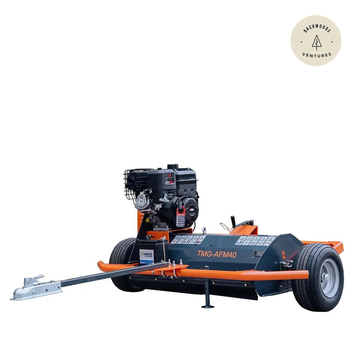 40" ATV Flail Mower Slasher with Briggs & Stratton Engine and Tow-Behind Side Shift TMG-AFM40