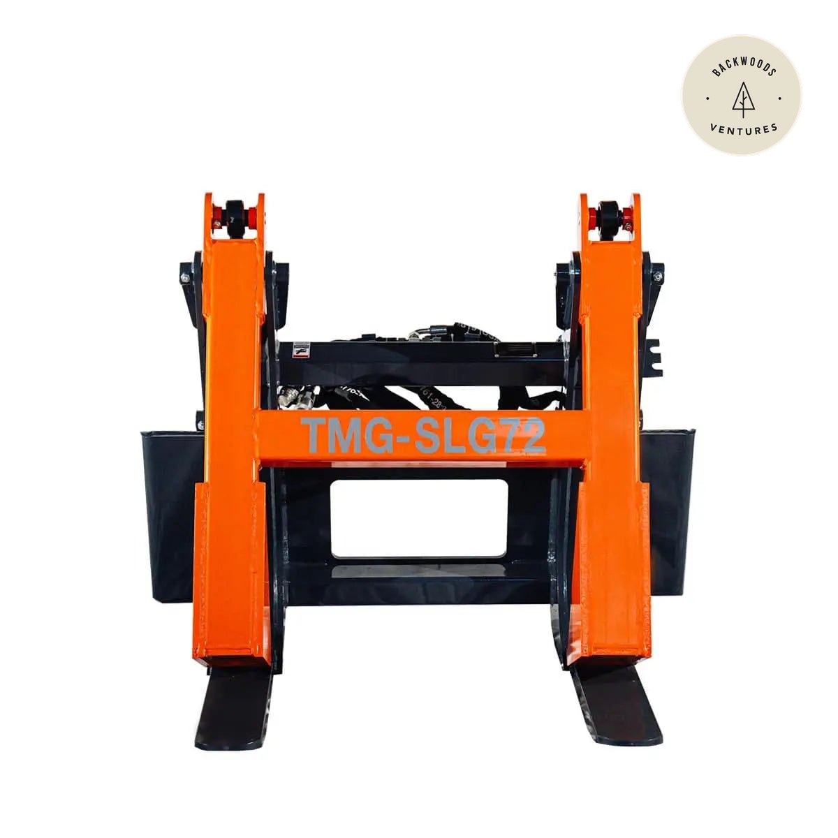 46" Skid Steer Log Grapple Attachment, 36" Claw Opening, 6400 lb Grap Capacity, TMG-SLG72
