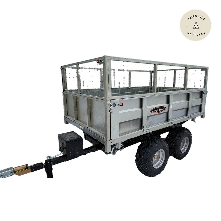 Range Road RR610 ATV UTV Hydraulic Convertible Multi Dump/Deck Trailer