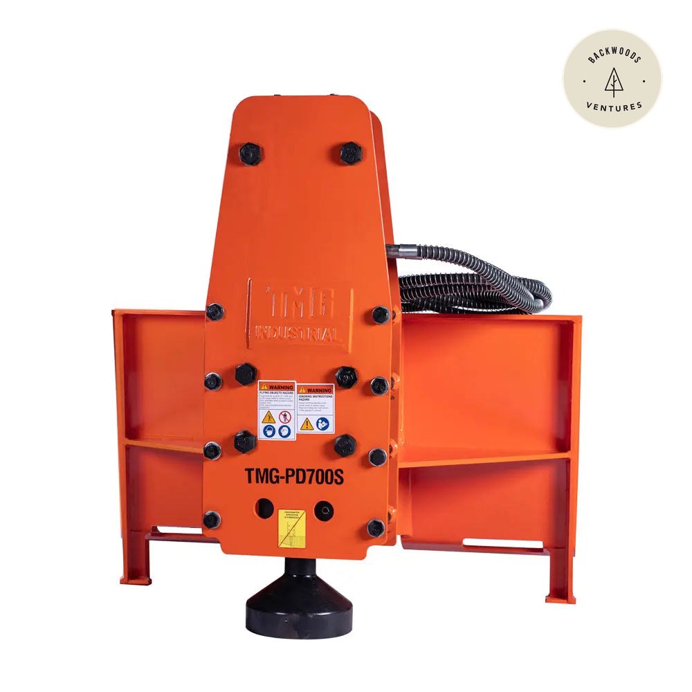 Skid Steer Post Pounder, Post Driver, 8" Post Diameter, 838 J Energy, 500-900 BPM, TMG-PD700S