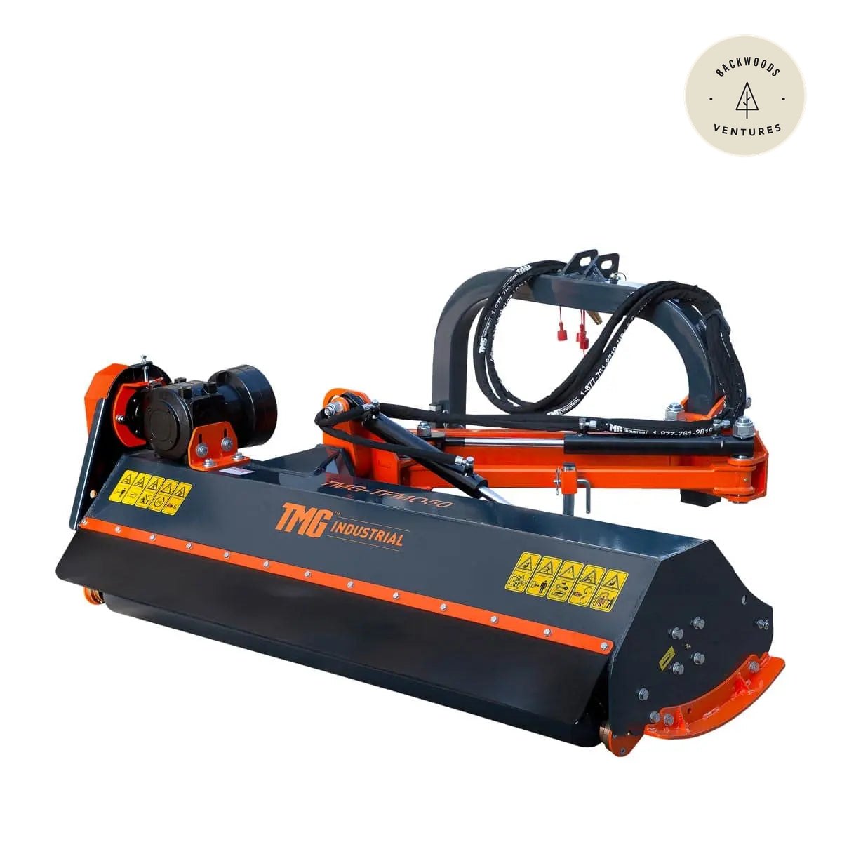 46" Ditch Bank Flail Mower, Offset Verge & Slope Cutter for Tractors 20-50 HP TMG-TFMO50