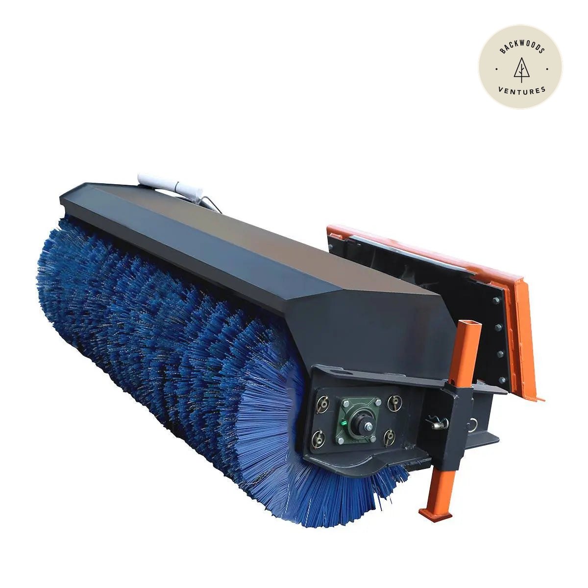 72" Skid Steer Rotary Angle Snow Broom – Standard Flow, 27" Brush, Bi-Directional, TMG-AB72