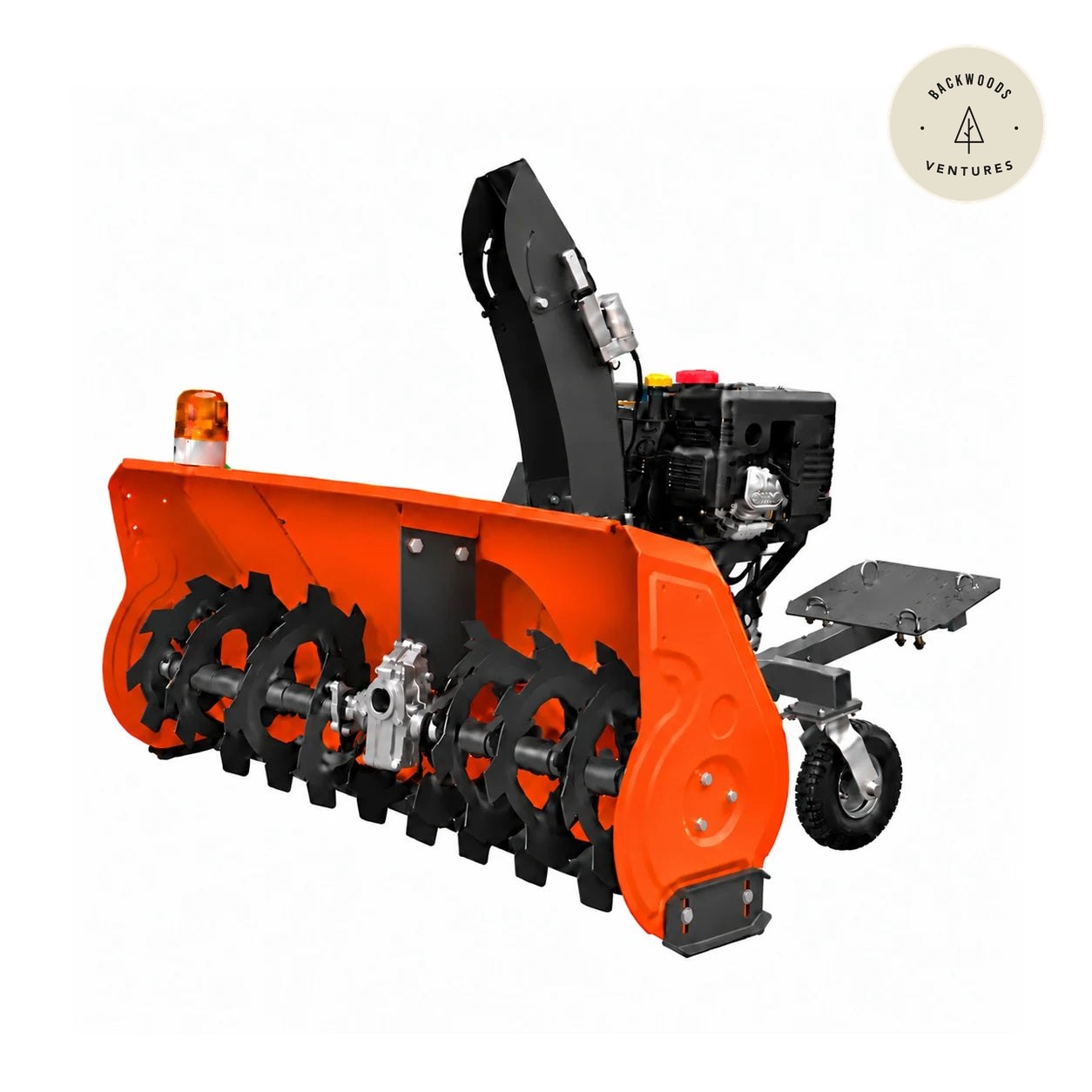 47" ATV/UTV Gas Snow Blower, 24" intake height, 420cc Gas Engine, Serrated Auger, Remote Control, Universal Mount Plate, TMG-GSB48U