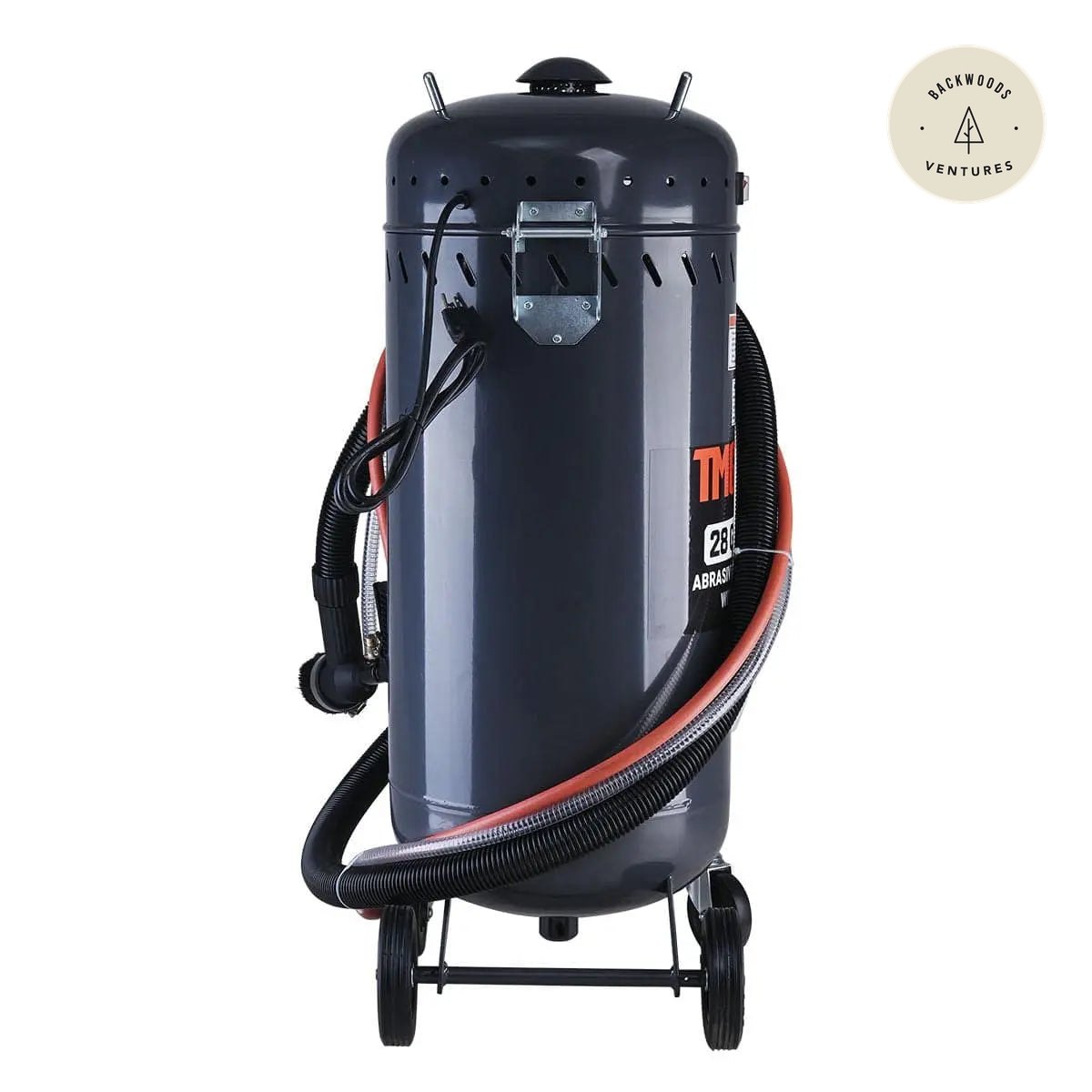 28 Gallon Abrasive Sandblaster, Built-in 1200W Vacuum System, 115 PSI, 90 CFM TMG-ABC28