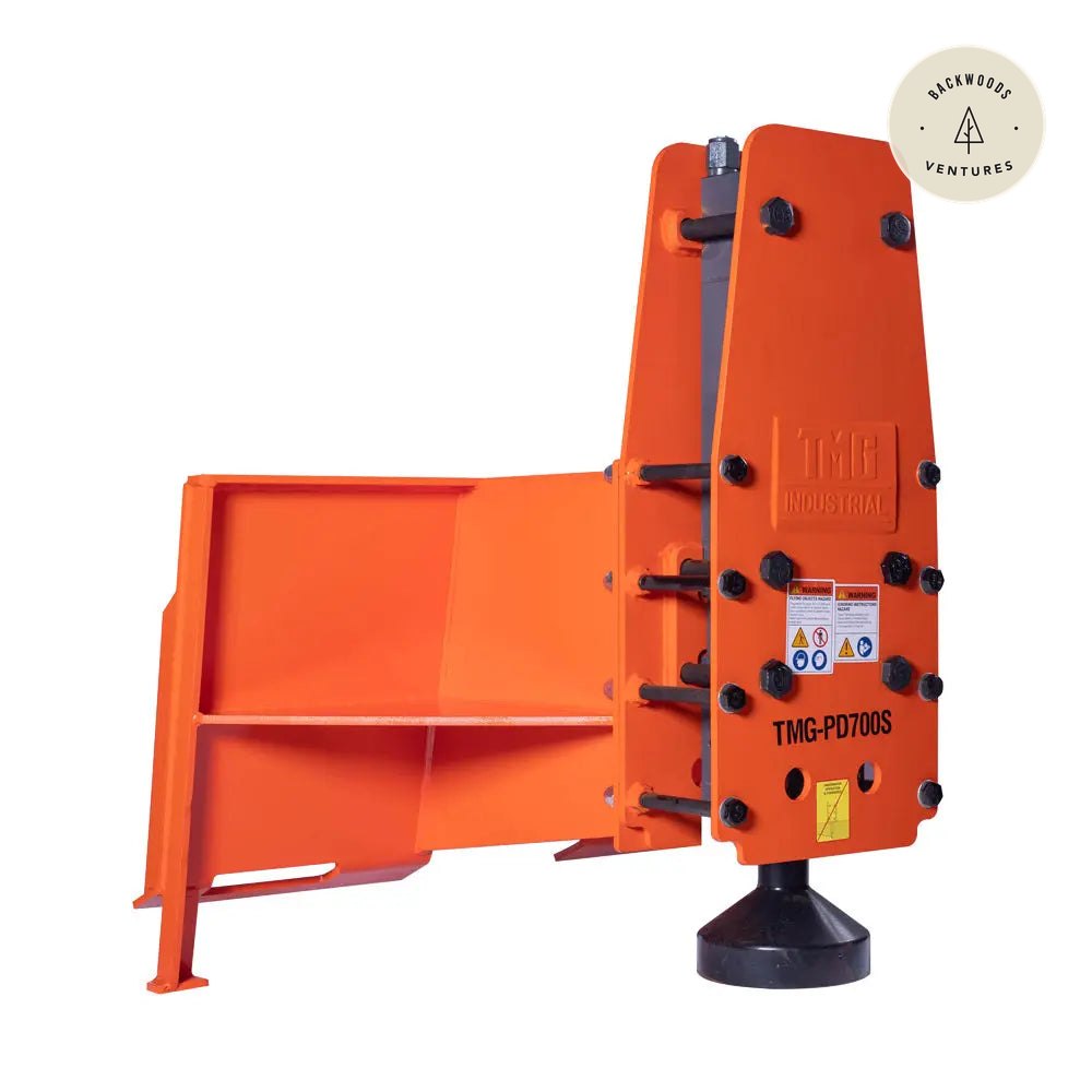 Skid Steer Post Pounder, Post Driver, 8" Post Diameter, 838 J Energy, 500-900 BPM, TMG-PD700S