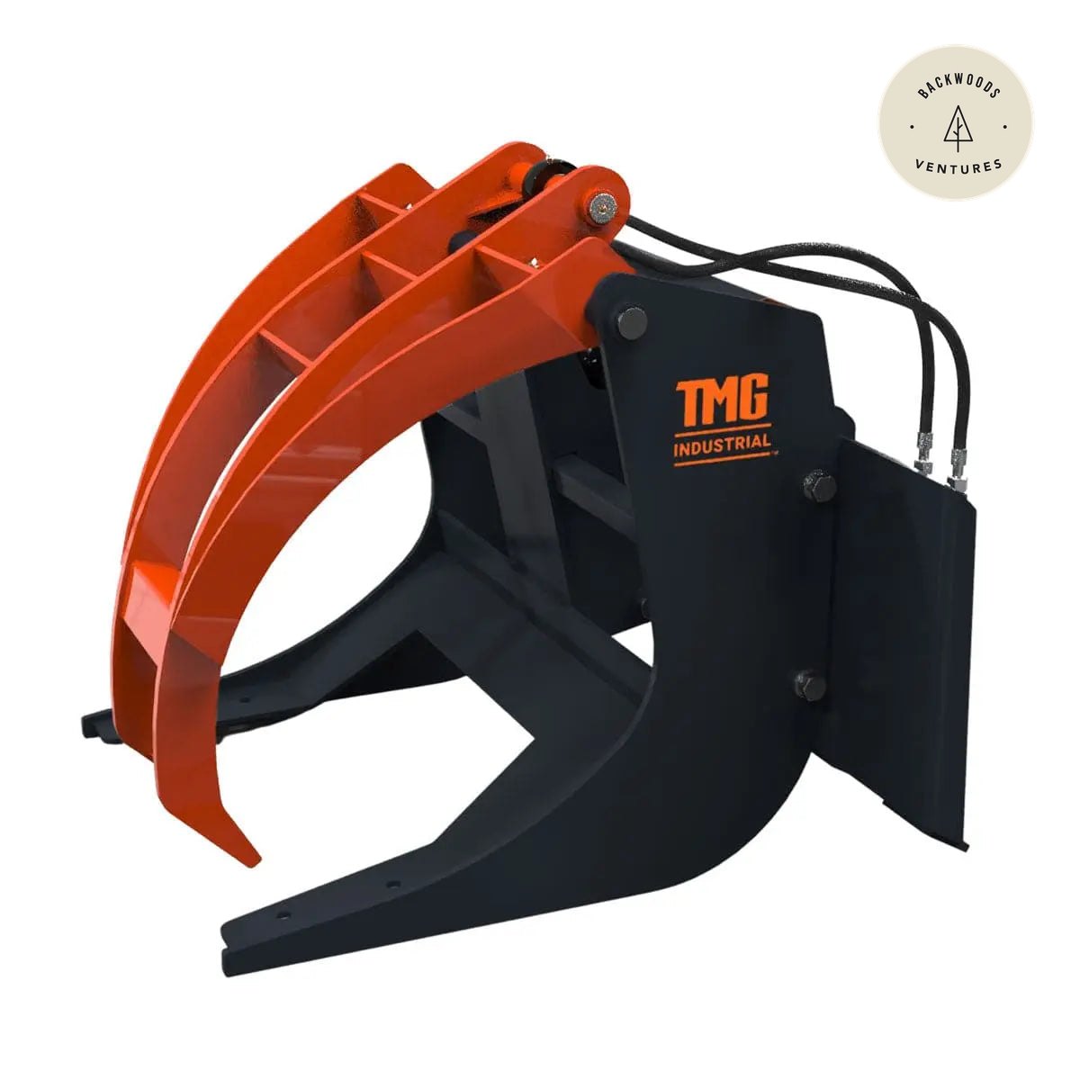 30" Log Grapple Attachment for Skid Steers, 3000-lb Capacity TMG-SLG30