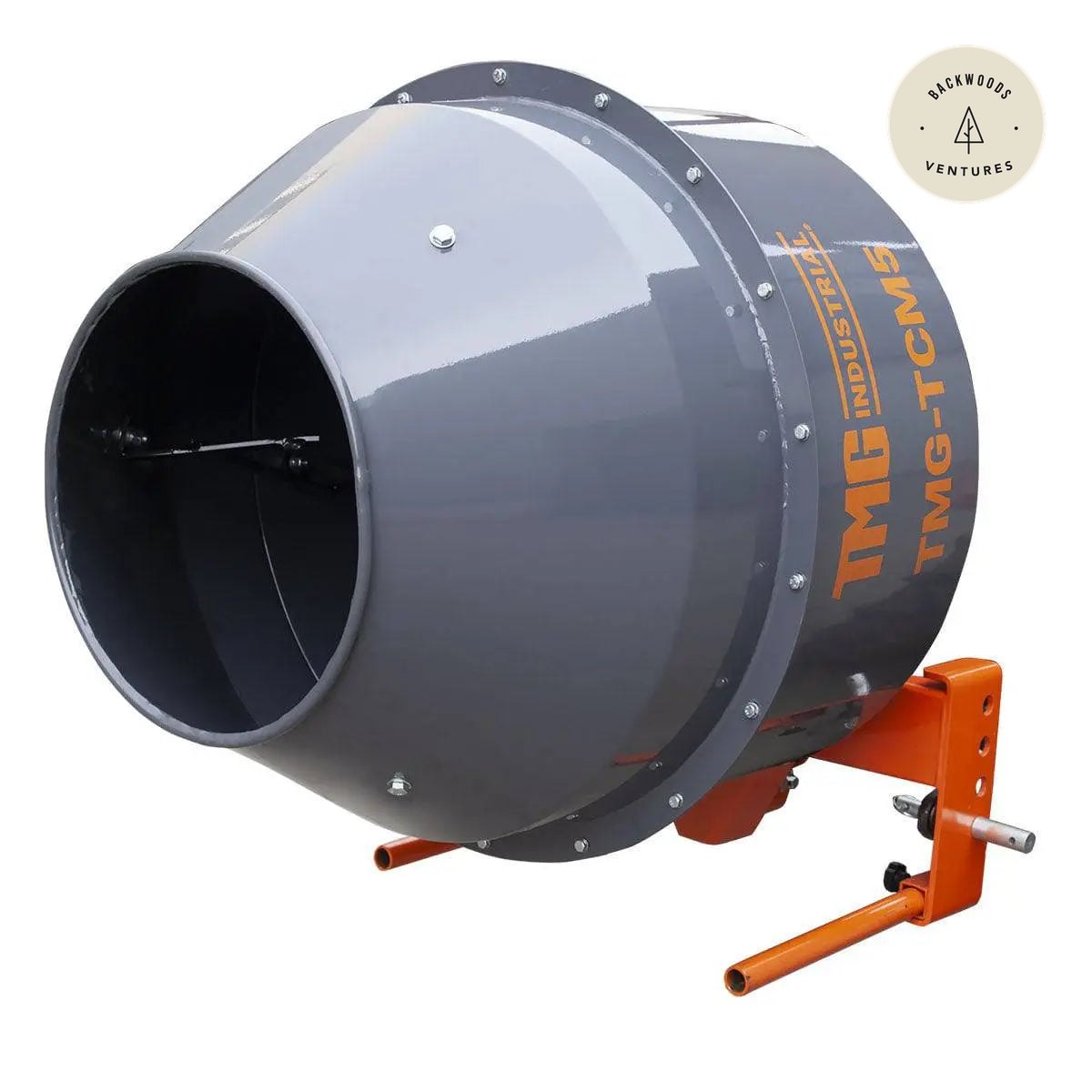5 Cu-Ft 3-Point Hitch Cement Mixer, PTO Shaft Included, Category 1 & 2 Hookup TMG-TCM5