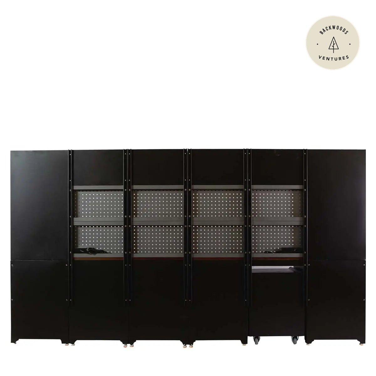 12' Extreme-Duty Steel Garage Tool Chest w/Pegboard, Power Outlets, USB Port, Magnetic Motion LED Lamps, Cabinets & Roll-Out Tool Chest, TMG-WBM12