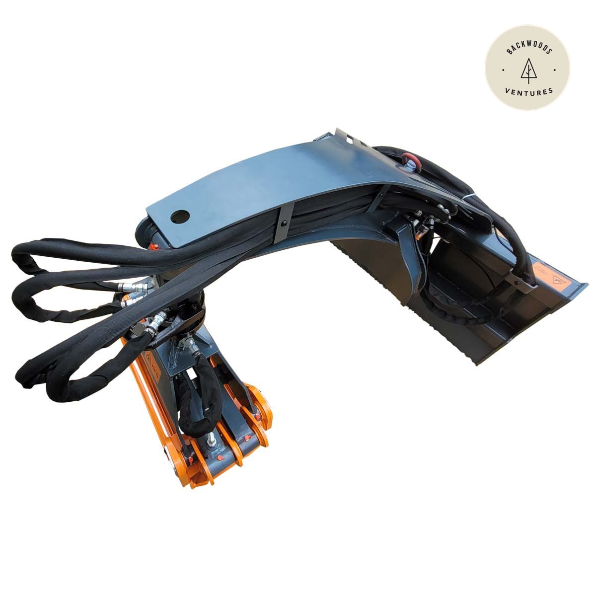 3300 lb Skid Steer Rotary Log Grapple, 360° Rotation, 49" Opening, for 40-75 HP Skid Steers, TMG-SLG50