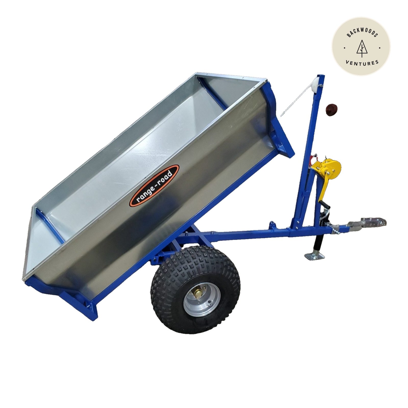Range Road RR621 ATV UTV Hydraulic Convertible Multi Dump/Deck Trailer