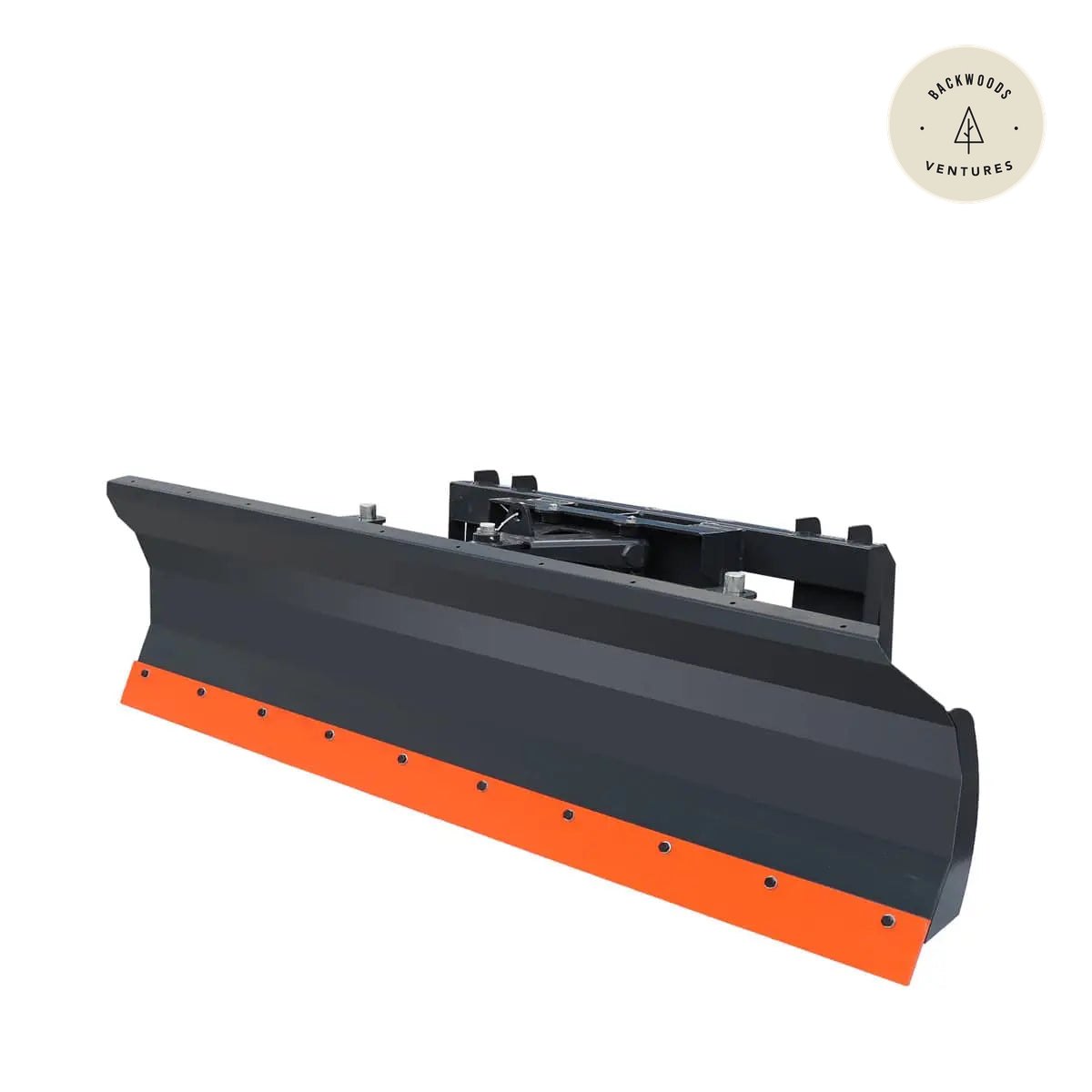 86" Skid Steer Dozer Blade/Snow Plow Pusher, 30° Left & Right, Bolt-On Cutting Edge, Adjustable Skid Shoes, Universal Quick Mount, TMG-DB86
