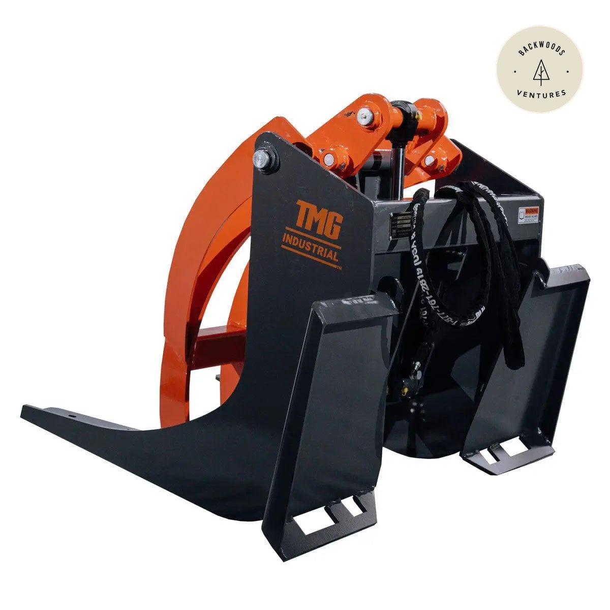 30" Log Grapple Attachment for Skid Steers, 3000-lb Capacity TMG-SLG30