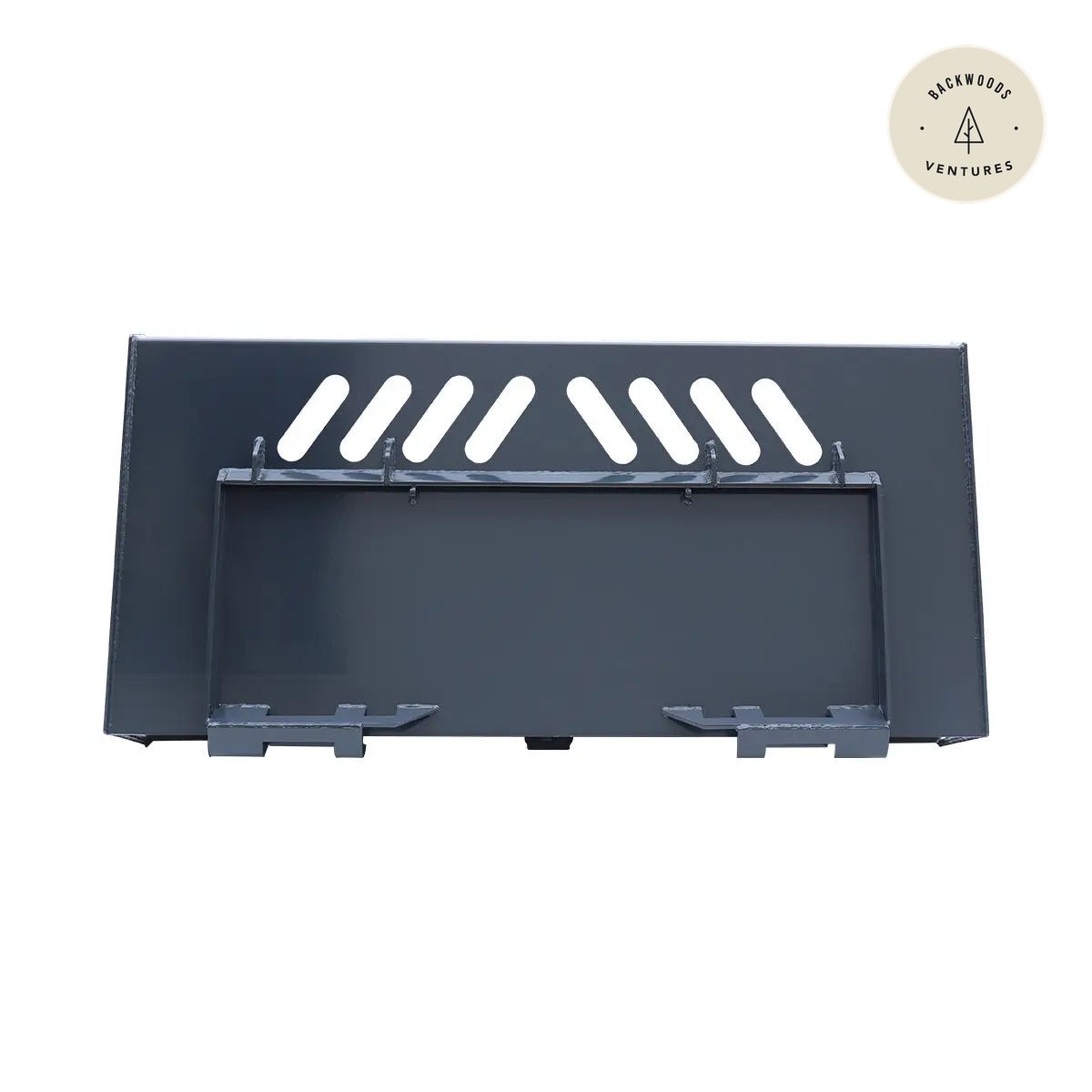 Heavy-Duty 60" Skid Steer Snow/Mulch Bucket, Bolt-On Cut Edge, 1500-lb Weight Capacity, Universal Quick Mount, TMG-SN60