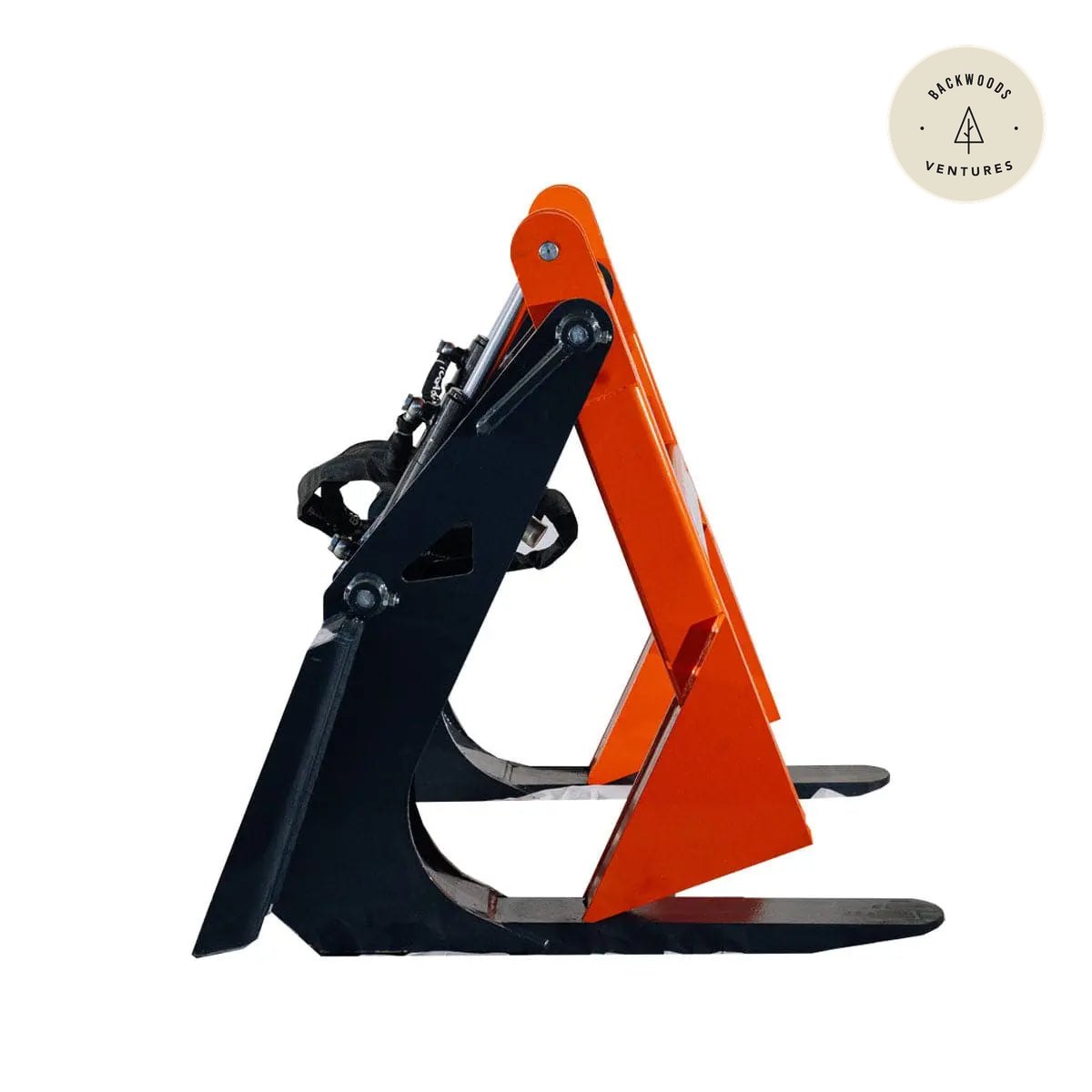46" Skid Steer Log Grapple Attachment, 36" Claw Opening, 6400 lb Grap Capacity, TMG-SLG72