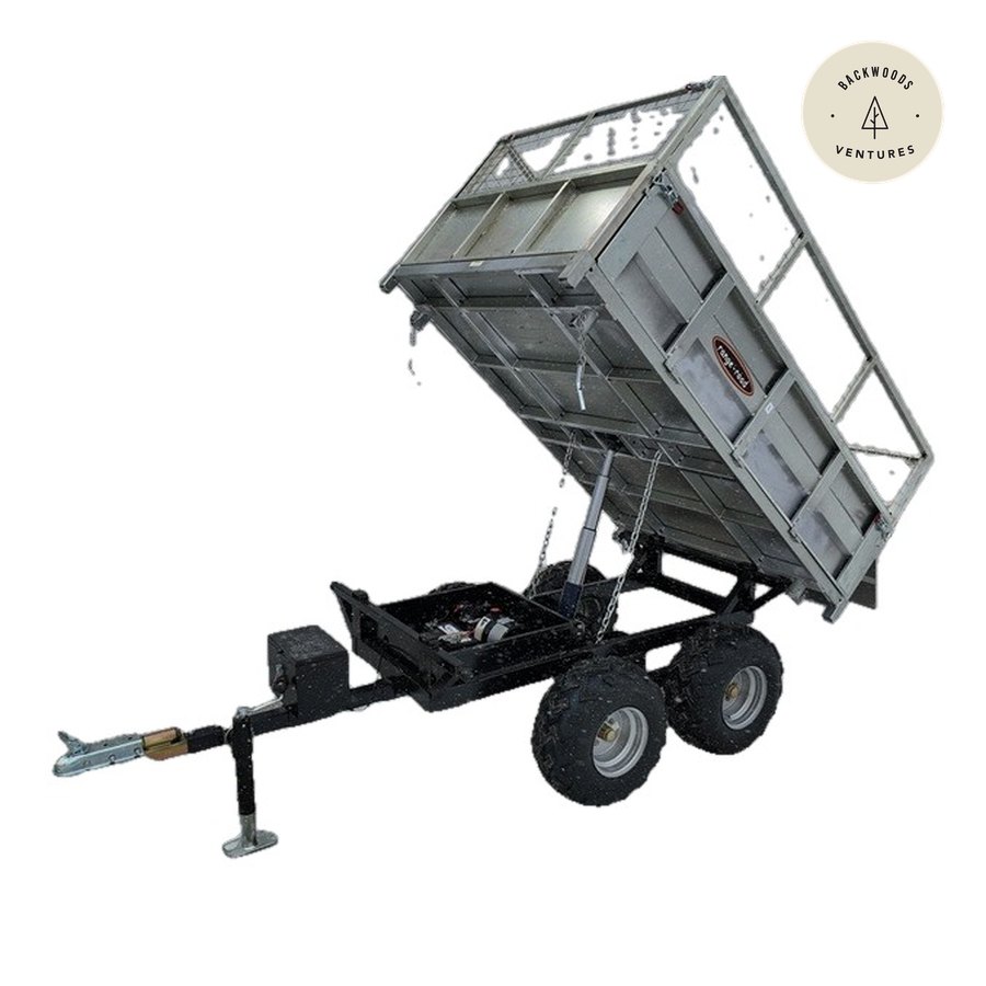 Range Road RR610 ATV UTV Hydraulic Convertible Multi Dump/Deck Trailer