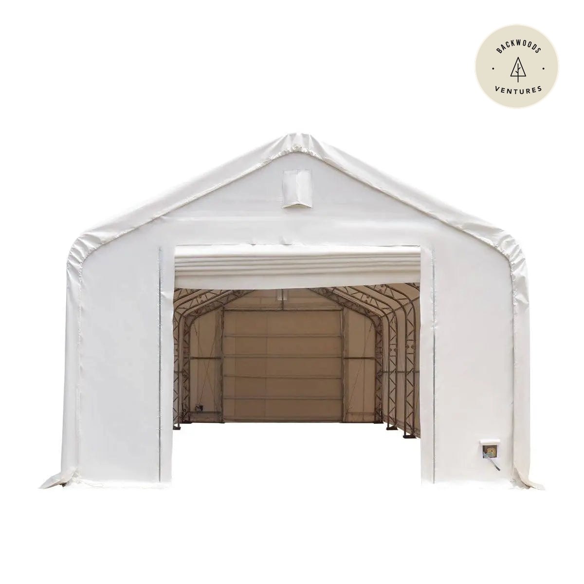 TMG Heavy Series™ 20' x 40' Dual Truss Storage Shelter with Heavy Duty 17 oz PVC Cover & Drive Through Doors TMG-DT2041-PRO