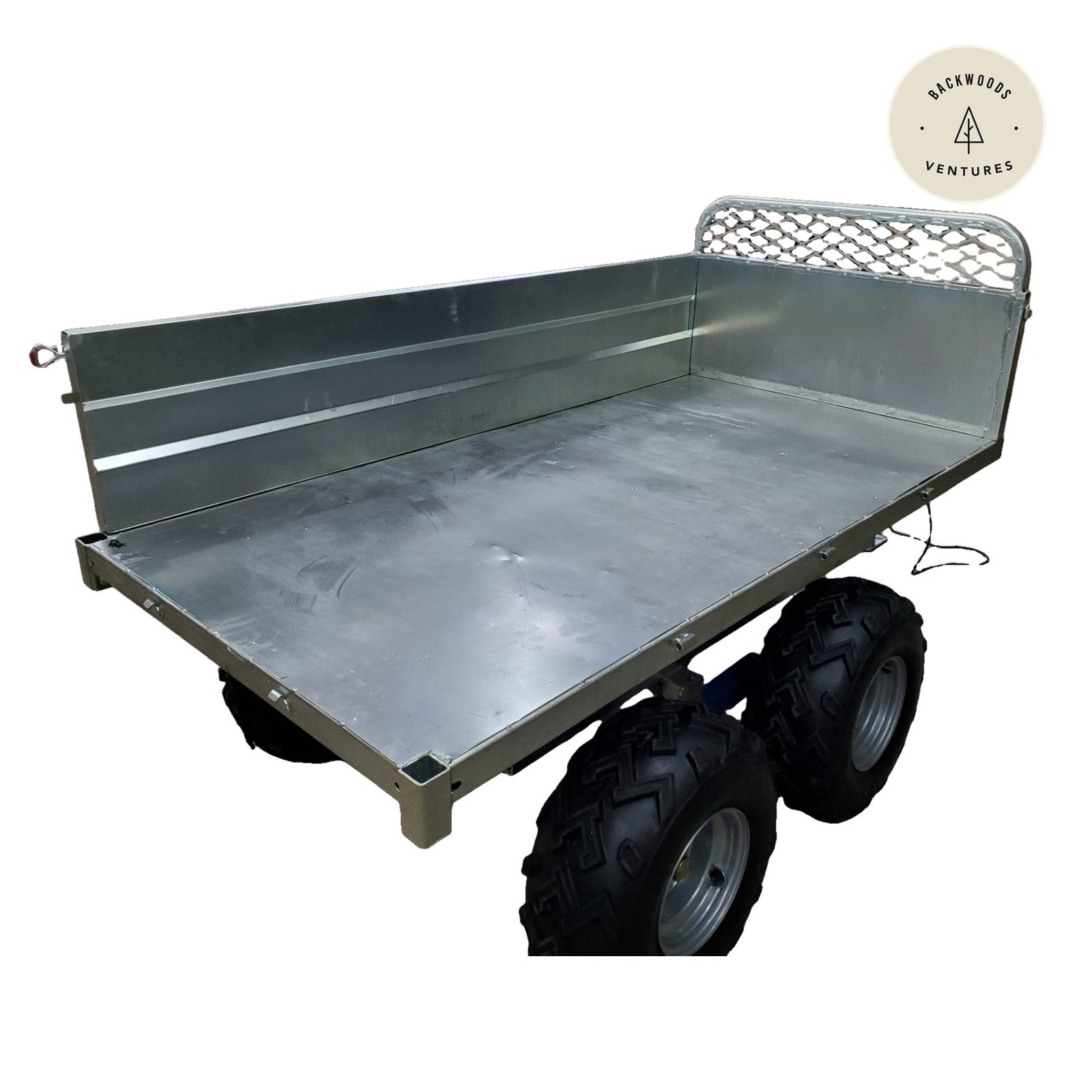 Range Road RR608 ATV /UTV Hydraulic Convertible Dump/Deck Trailer
