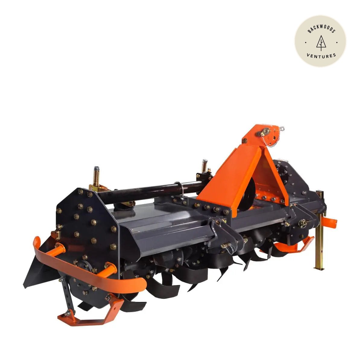 70" 3-Point Hitch Rotary Tiller, 35-55 HP Tractor, 6" Tilling Depth, PTO Shaft Included, Category 1 & 2 Hookup, TMG-RT175