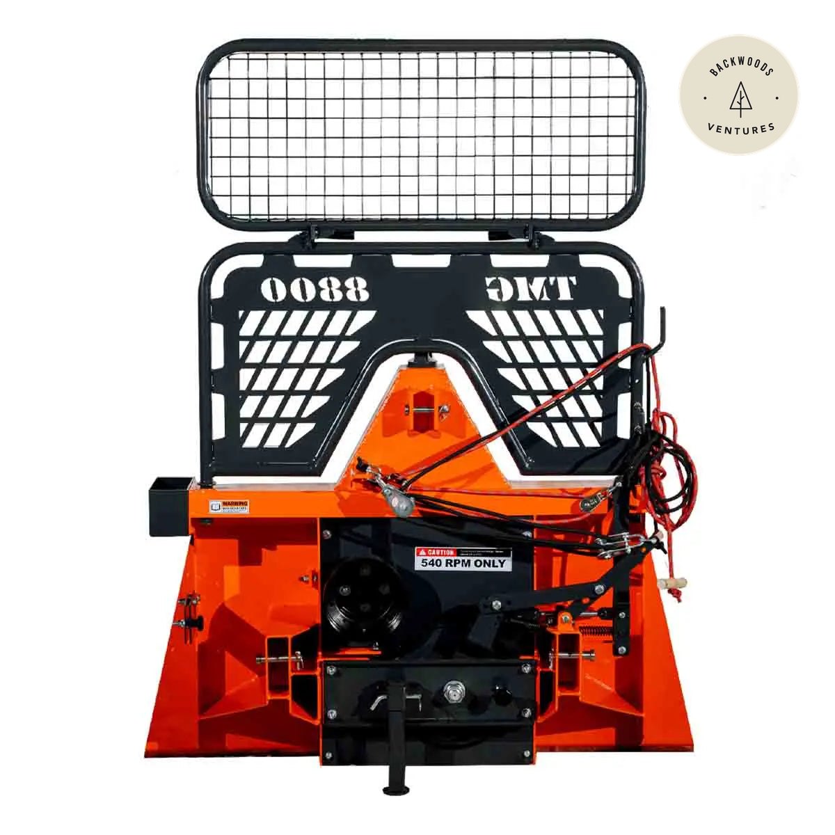 8,800-lb Skidding Winch Pro – Attachment for 30-50 HP Tractors, 3-Point Hitch, 200' Steel Cable TMG-FW50T