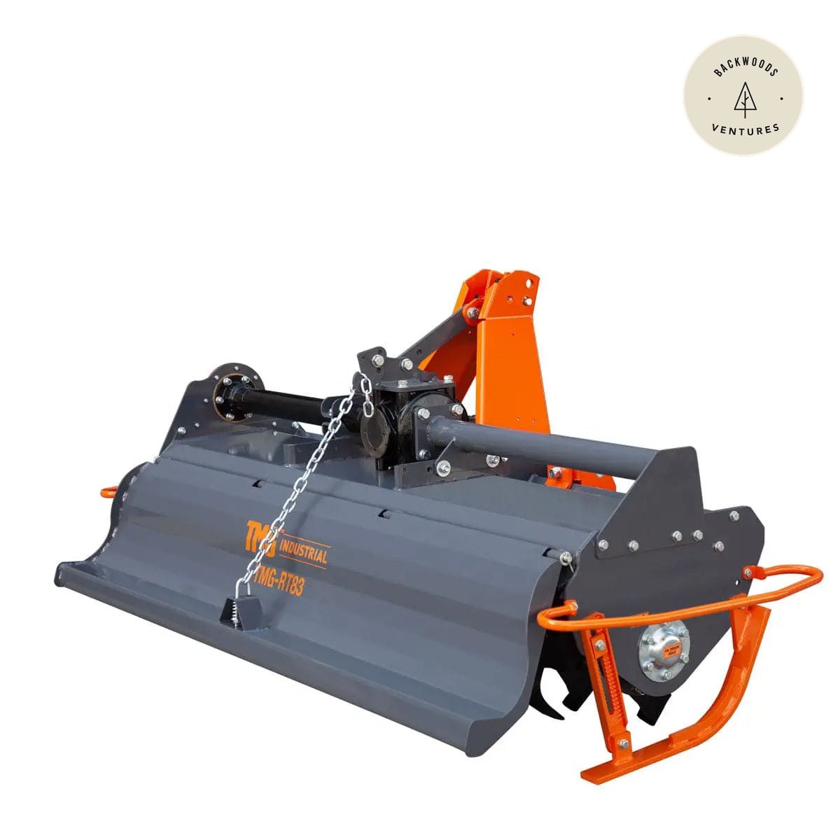 83" 3-Point Hitch Commercial Grade Rotary Tiller, 45-80 HP Tractor, 6" Tilling Depth, PTO Shaft Included, Category 1 & 2 Hookup, TMG-RT83