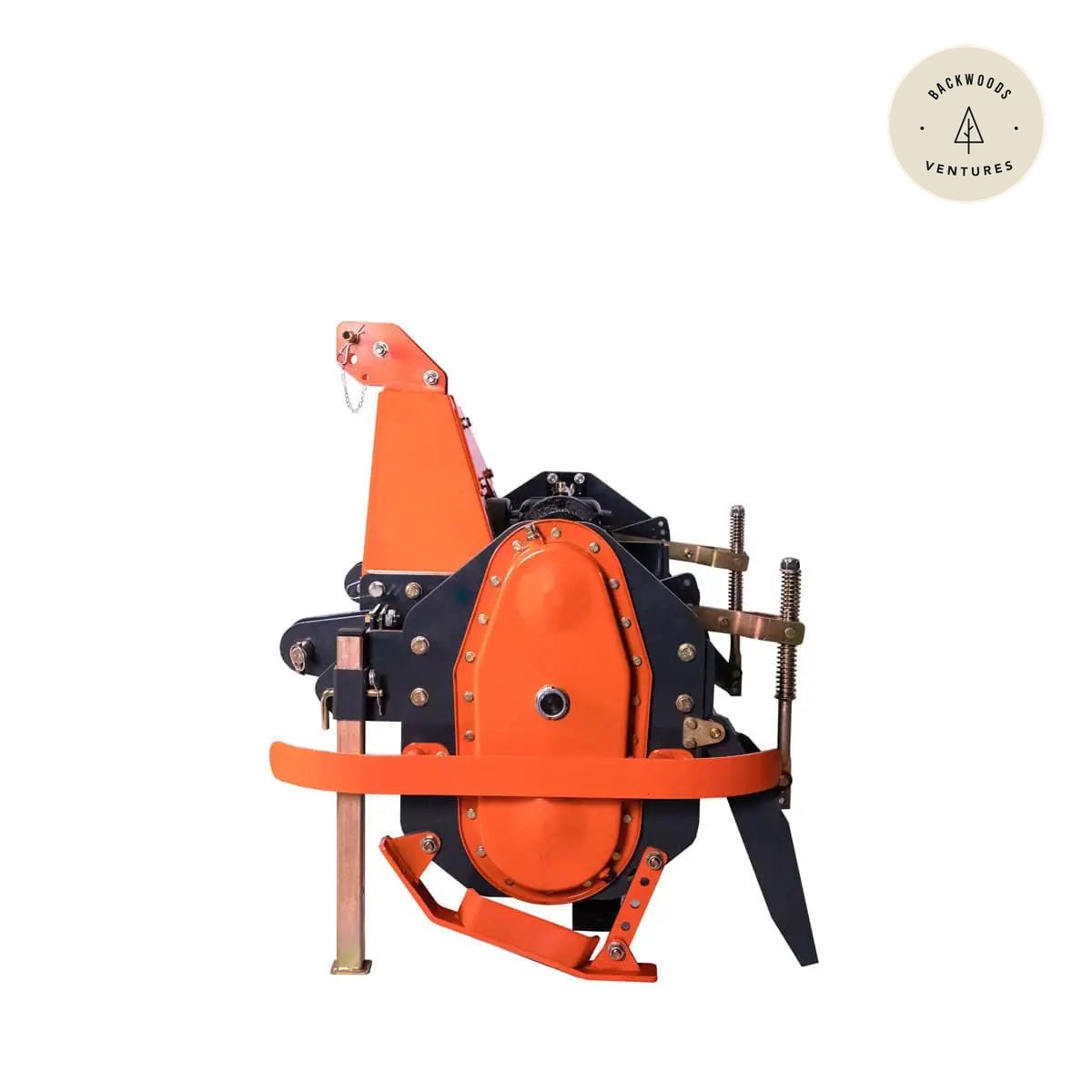 55" 3-Point Hitch Rotary Tiller, 30-40 HP Compact Tractor, 6" Tilling Depth, PTO Shaft Included,  Category 1 & 2 Hookup, TMG-RT135