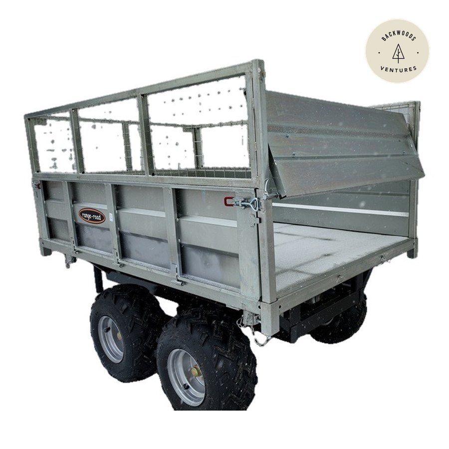 Range Road RR610 ATV UTV Hydraulic Convertible Multi Dump/Deck Trailer