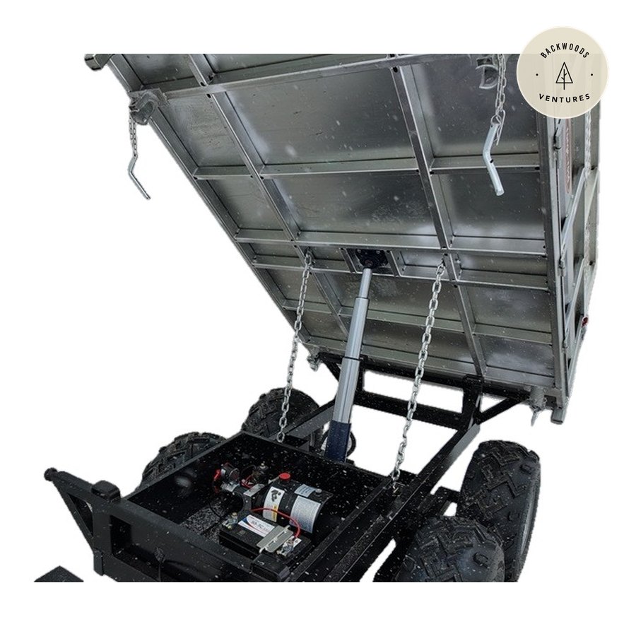 Range Road RR610 ATV UTV Hydraulic Convertible Multi Dump/Deck Trailer