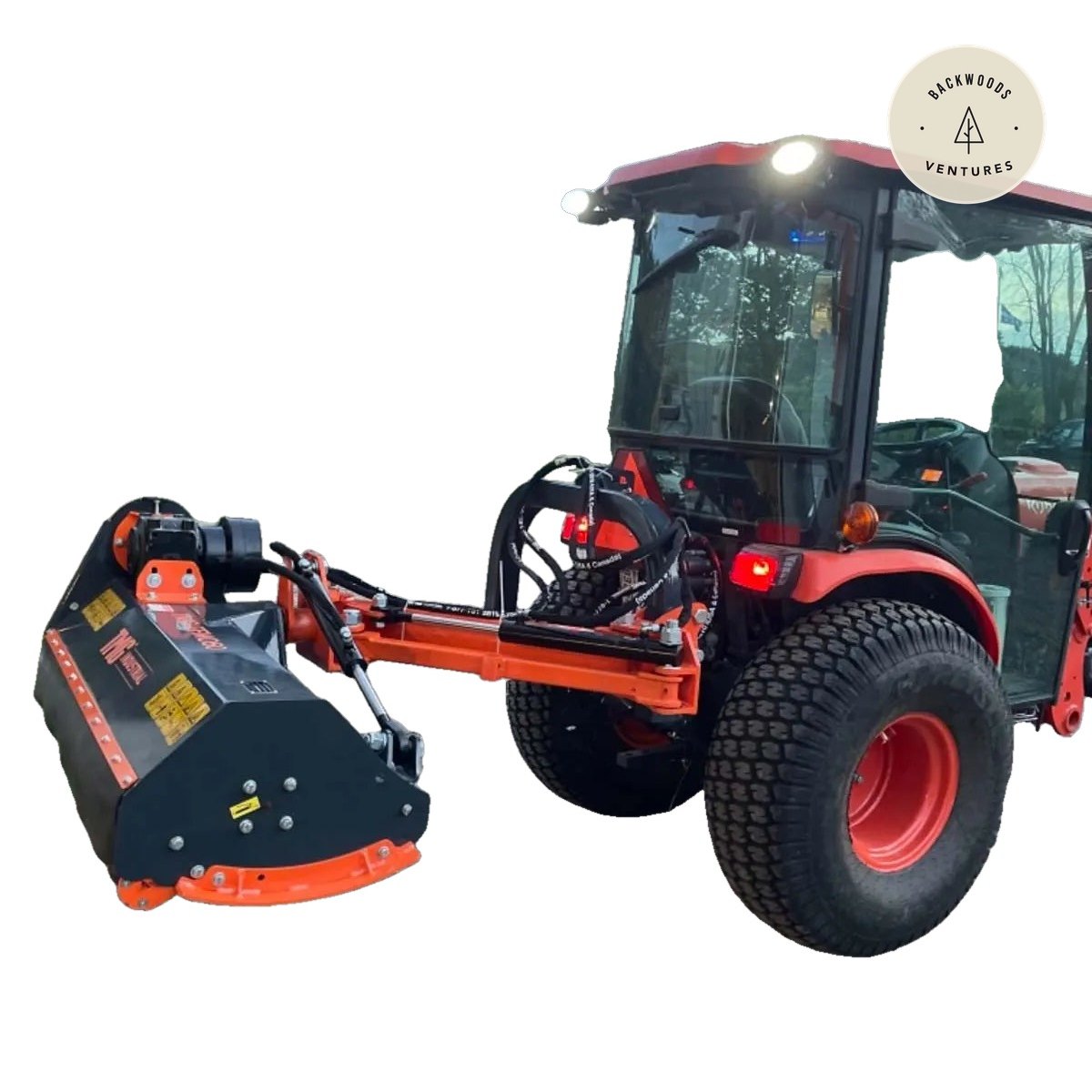 65" Ditch Bank Flail Mower, Offset Verge & Slope Cutter for Tractors 30-60 HP TMG-TFMO70