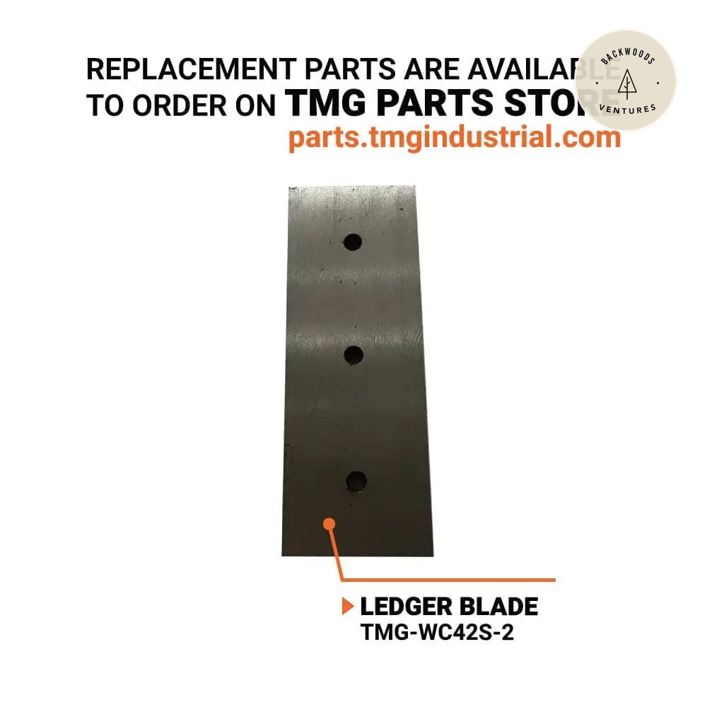 4" Skid Steer Wood Chipper, Gravity-Fed, Universal Skid Steer Mount, TMG-WC42S